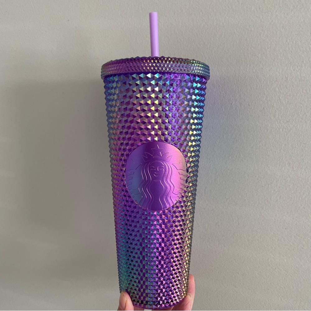 Starbucks Studded Tumbler Purple Oil Slick Venti
